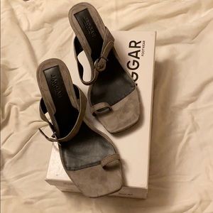 Jagger grey suede sandals